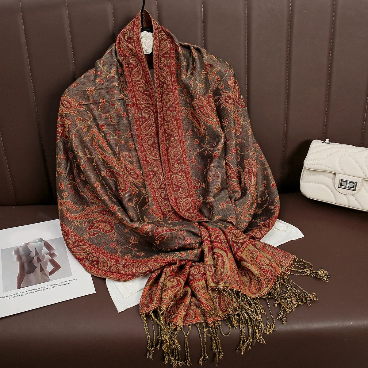 Pashmina Wrap Lightweight Soft Cashmere-Like Feel