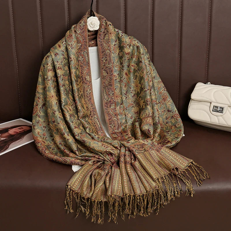 Pashmina Wrap Lightweight Soft Cashmere-Like Feel