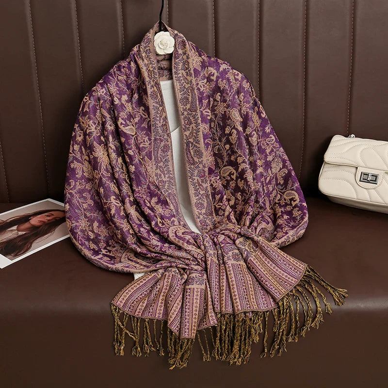 Pashmina Wrap Lightweight Soft Cashmere-Like Feel