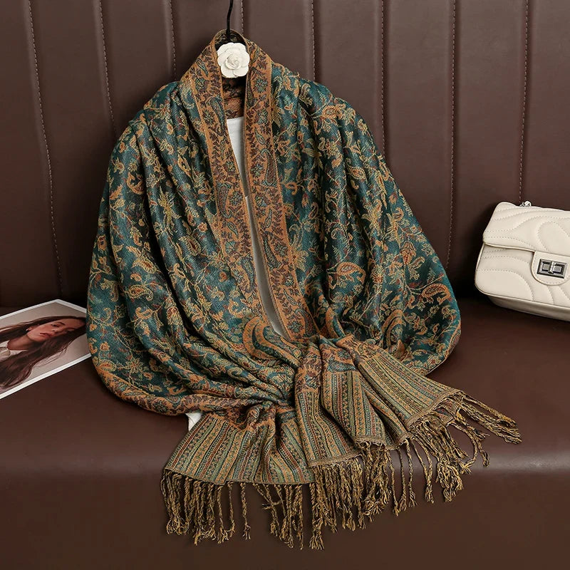 Pashmina Wrap Lightweight Soft Cashmere-Like Feel