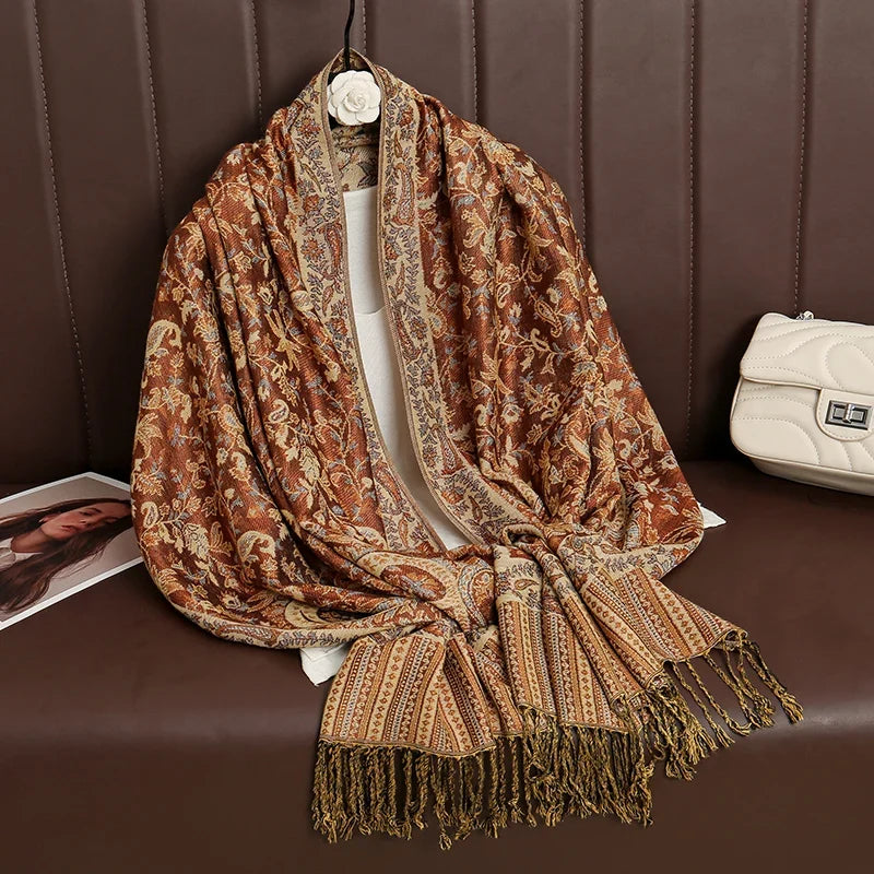 Pashmina Wrap Lightweight Soft Cashmere-Like Feel