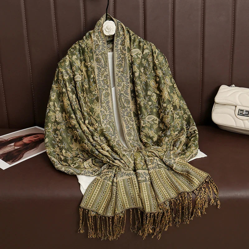 Pashmina Wrap Lightweight Soft Cashmere-Like Feel