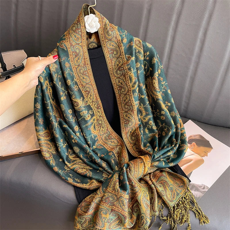 Pashmina Wrap Lightweight Soft Cashmere-Like Feel