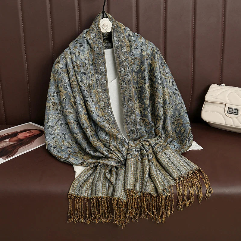 Pashmina Wrap Lightweight Soft Cashmere-Like Feel