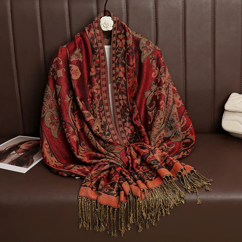 Pashmina Wrap Lightweight Soft Cashmere-Like Feel