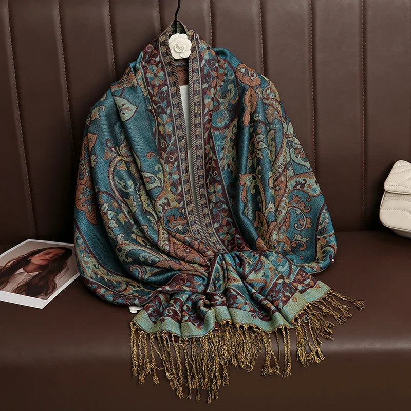 Pashmina Wrap Lightweight Soft Cashmere-Like Feel