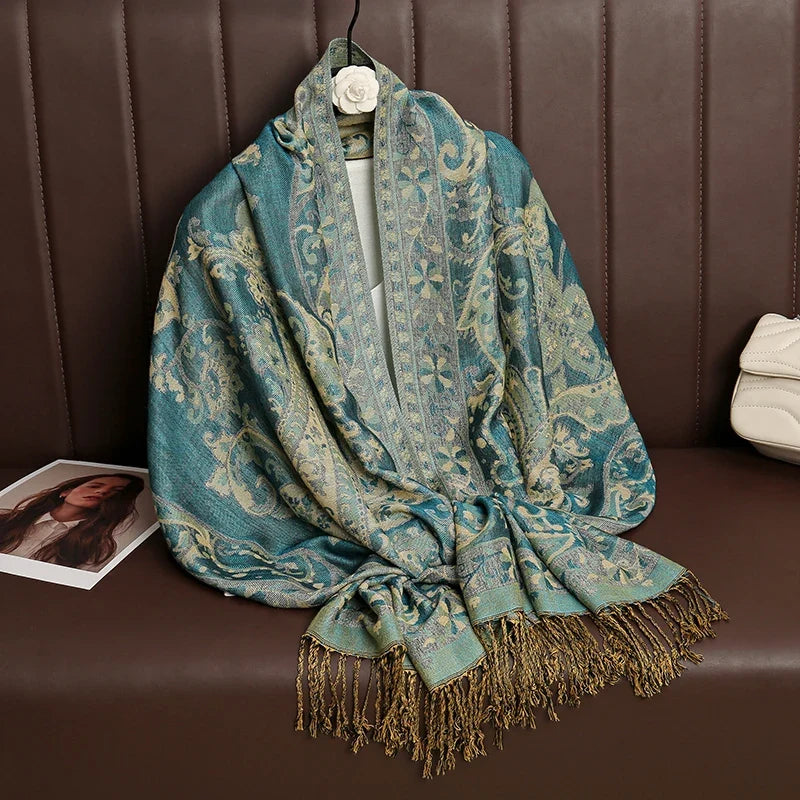 Pashmina Wrap Lightweight Soft Cashmere-Like Feel