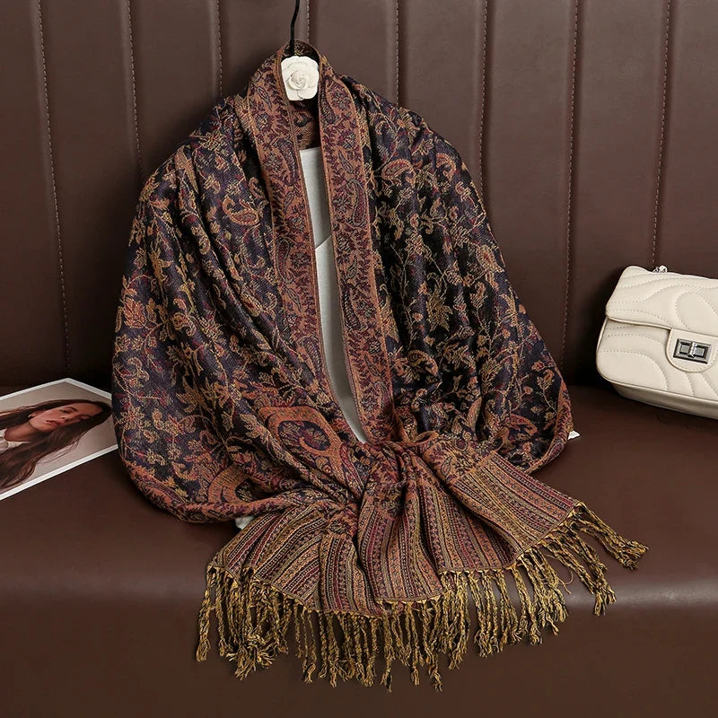 Pashmina Wrap Lightweight Soft Cashmere-Like Feel