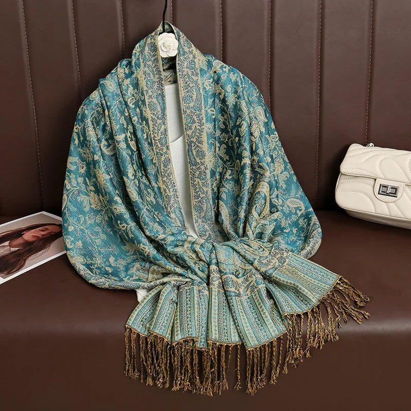 Pashmina Wrap Lightweight Soft Cashmere-Like Feel