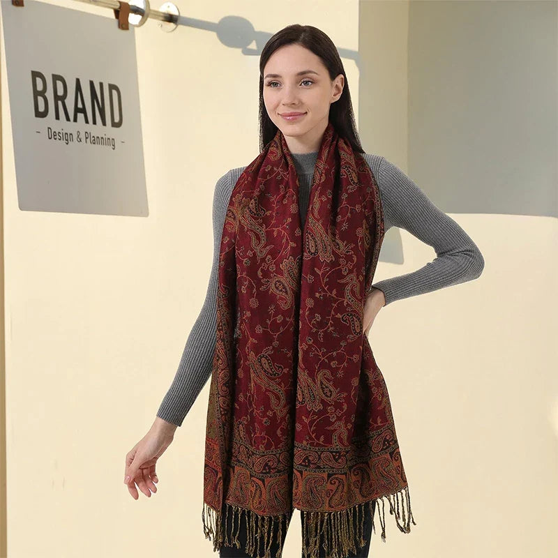 Pashmina Wrap Lightweight Soft Cashmere-Like Feel