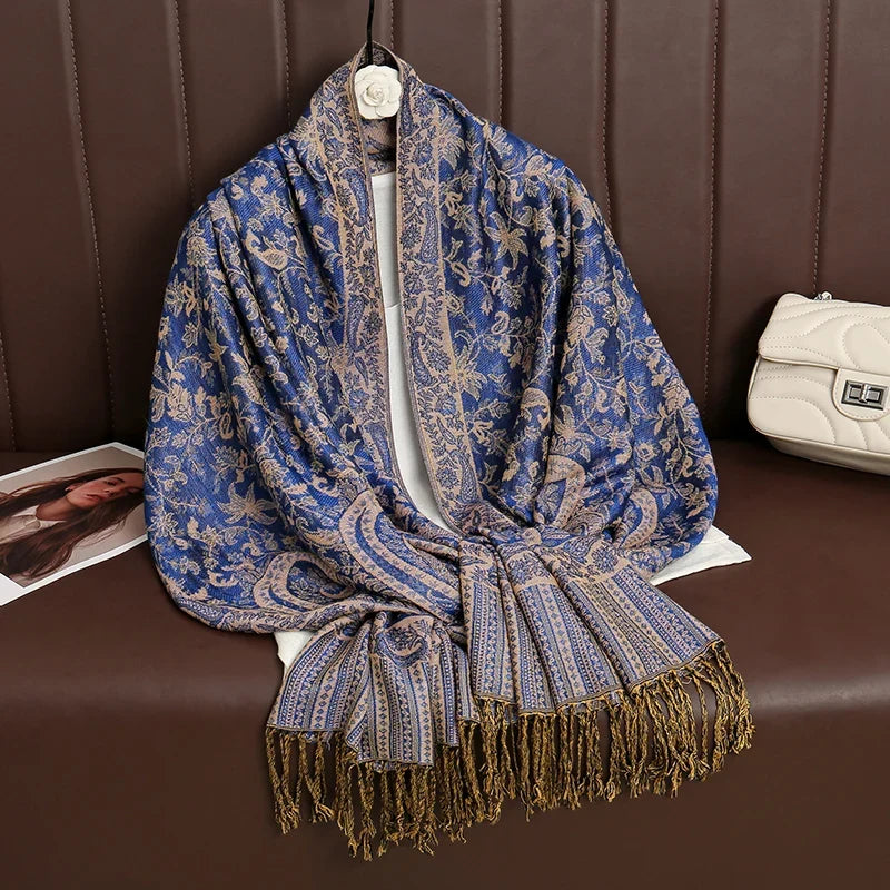 Pashmina Wrap Lightweight Soft Cashmere-Like Feel