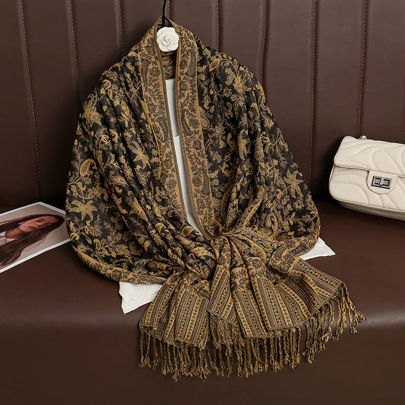 Pashmina Wrap Lightweight Soft Cashmere-Like Feel