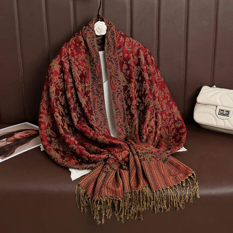 Pashmina Wrap Lightweight Soft Cashmere-Like Feel