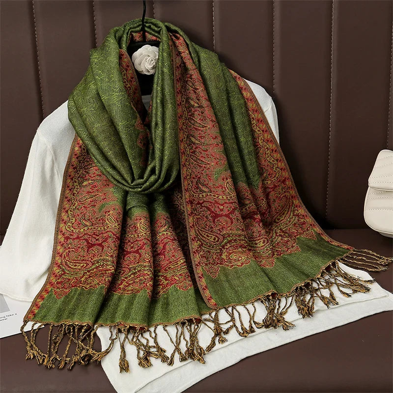 Pashmina Wrap Lightweight Soft Cashmere-Like Feel