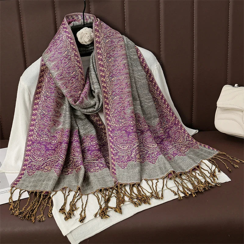 Pashmina Wrap Lightweight Soft Cashmere-Like Feel