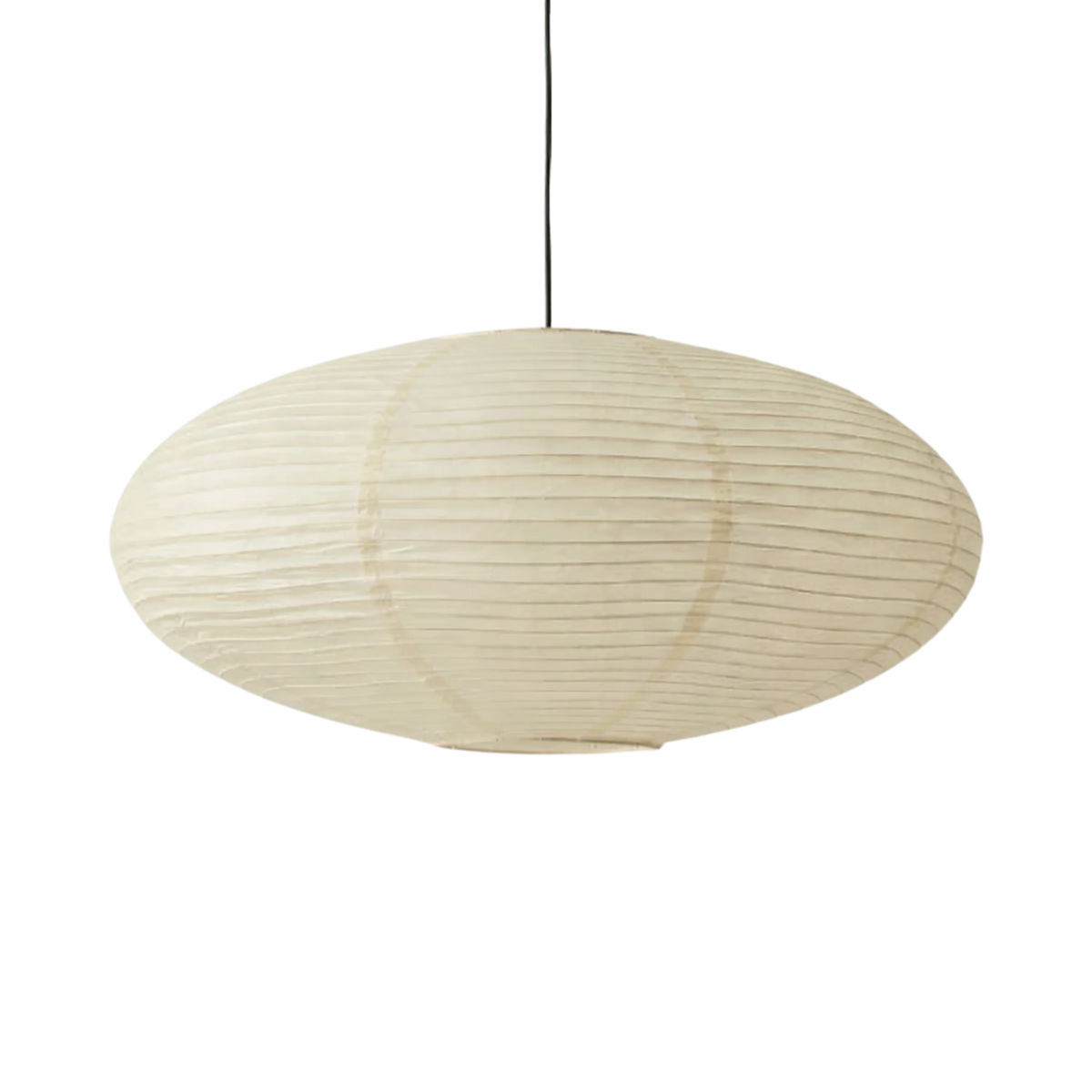 Pendant Light Cotton Paper Shade Adjustable Height Soft Diffused