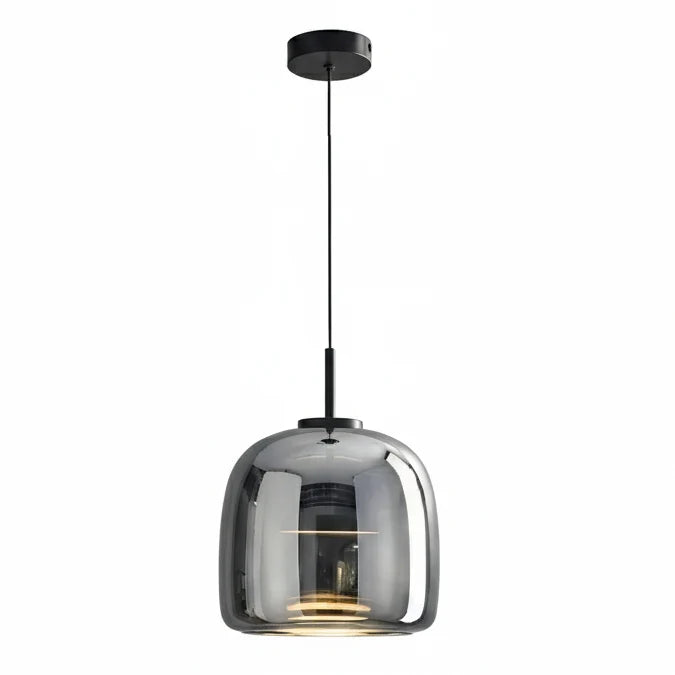 Pendant Light Hand-Blown Tinted Glass Integrated LED