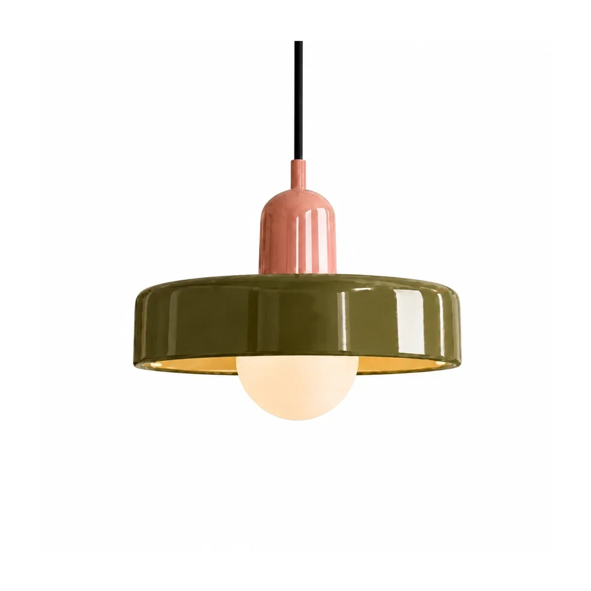 Pendant Light Spherical Glass Shade Soft Diffused Light