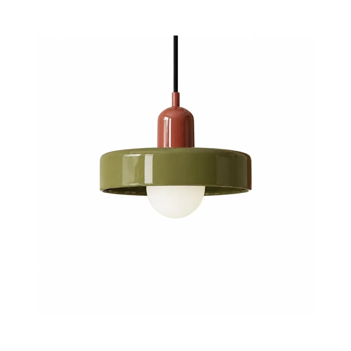 Pendant Light Spherical Glass Shade Soft Diffused Light