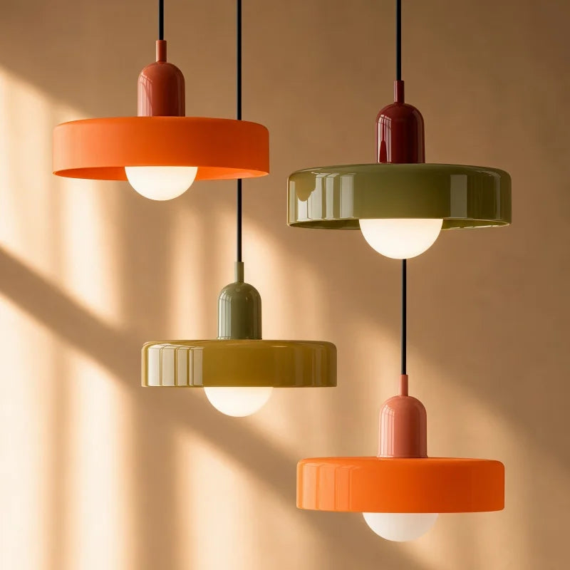 Pendant Light Spherical Glass Shade Soft Diffused Light