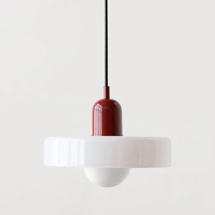 Pendant Light Stained Glass Geometric Shade Adjustable Hanging Length