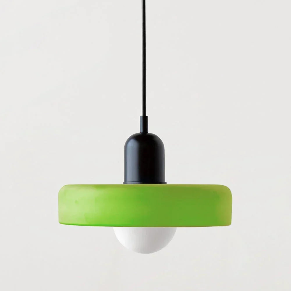 Pendant Light Stained Glass Geometric Shade Adjustable Hanging Length
