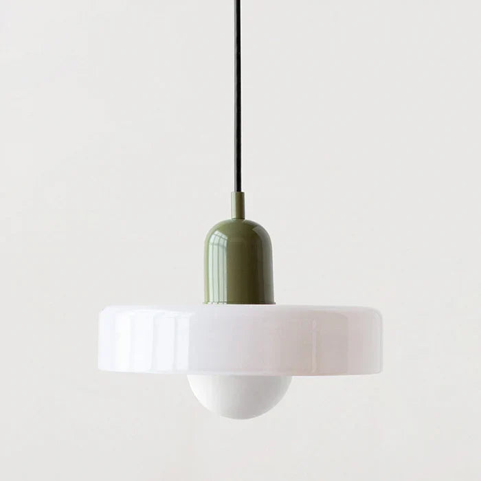 Pendant Light Stained Glass Geometric Shade Adjustable Hanging Length