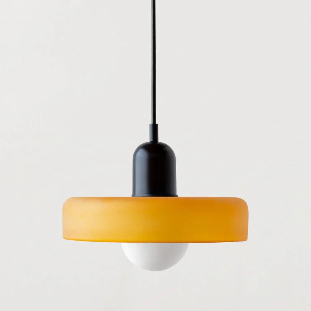 Pendant Light Stained Glass Geometric Shade Adjustable Hanging Length