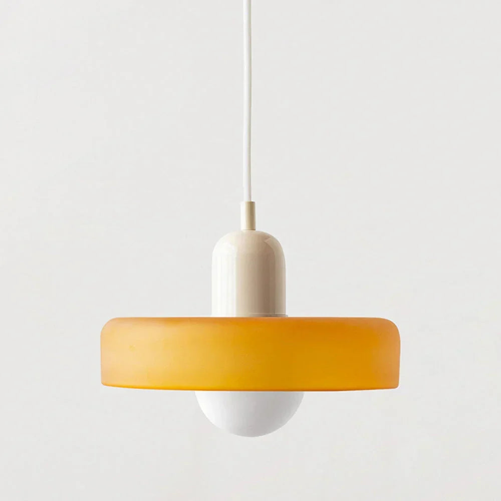 Pendant Light Stained Glass Geometric Shade Adjustable Hanging Length