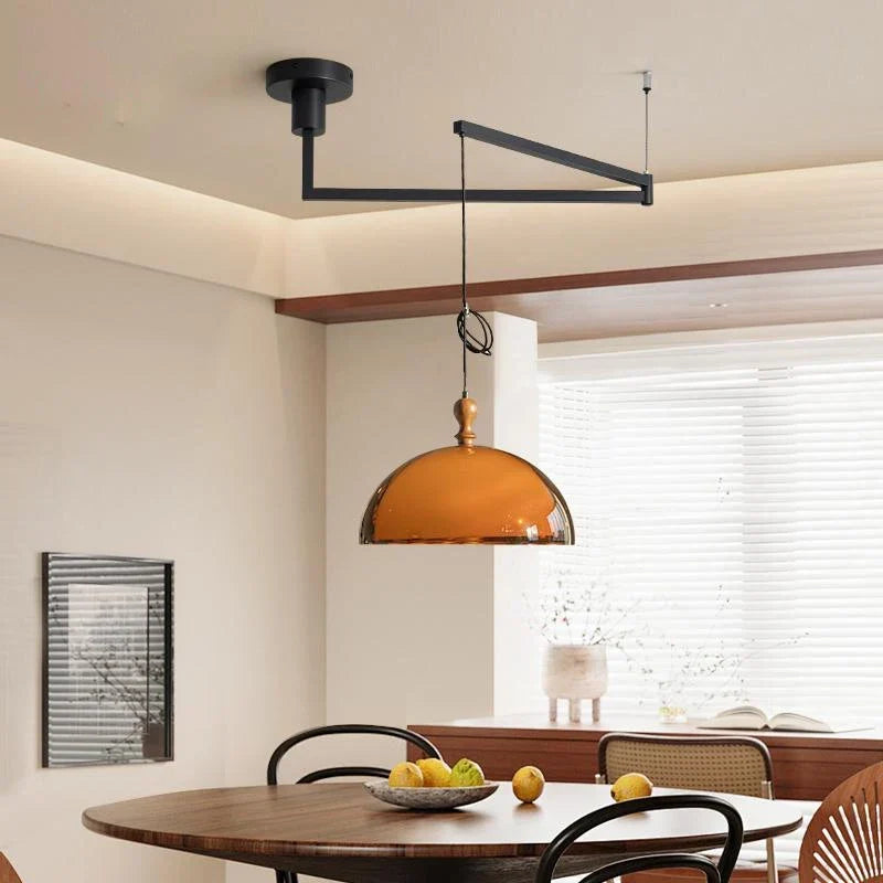 Pendant Light Swiveling Swing Arm Adjustable Cord