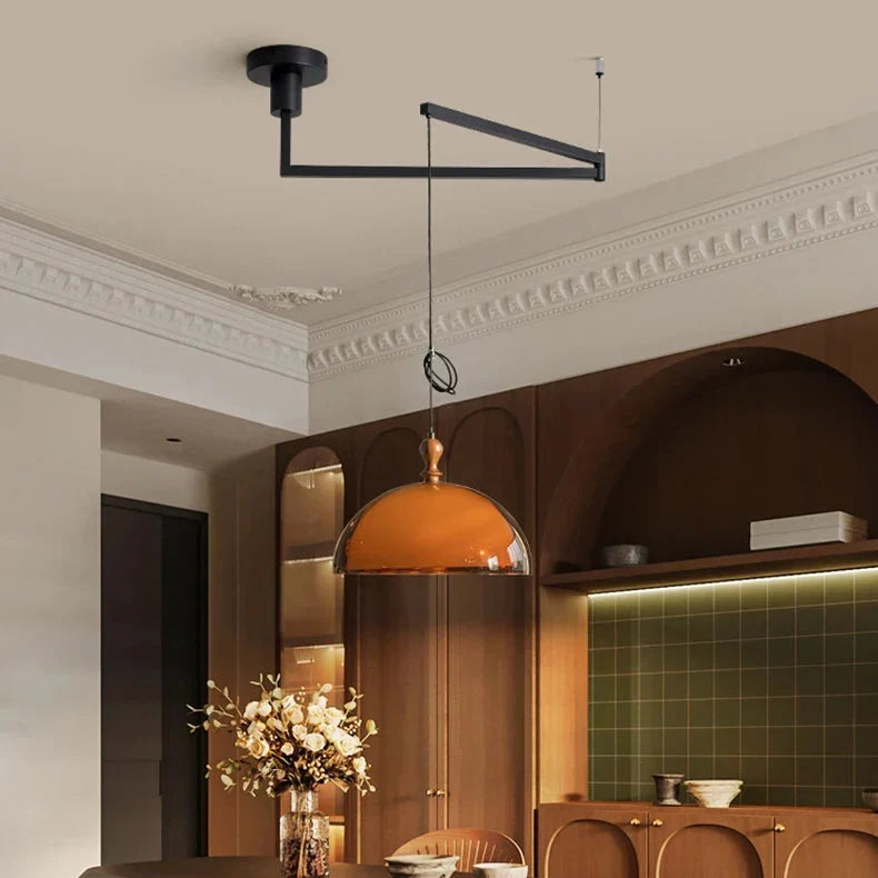 Pendant Light Swiveling Swing Arm Adjustable Cord