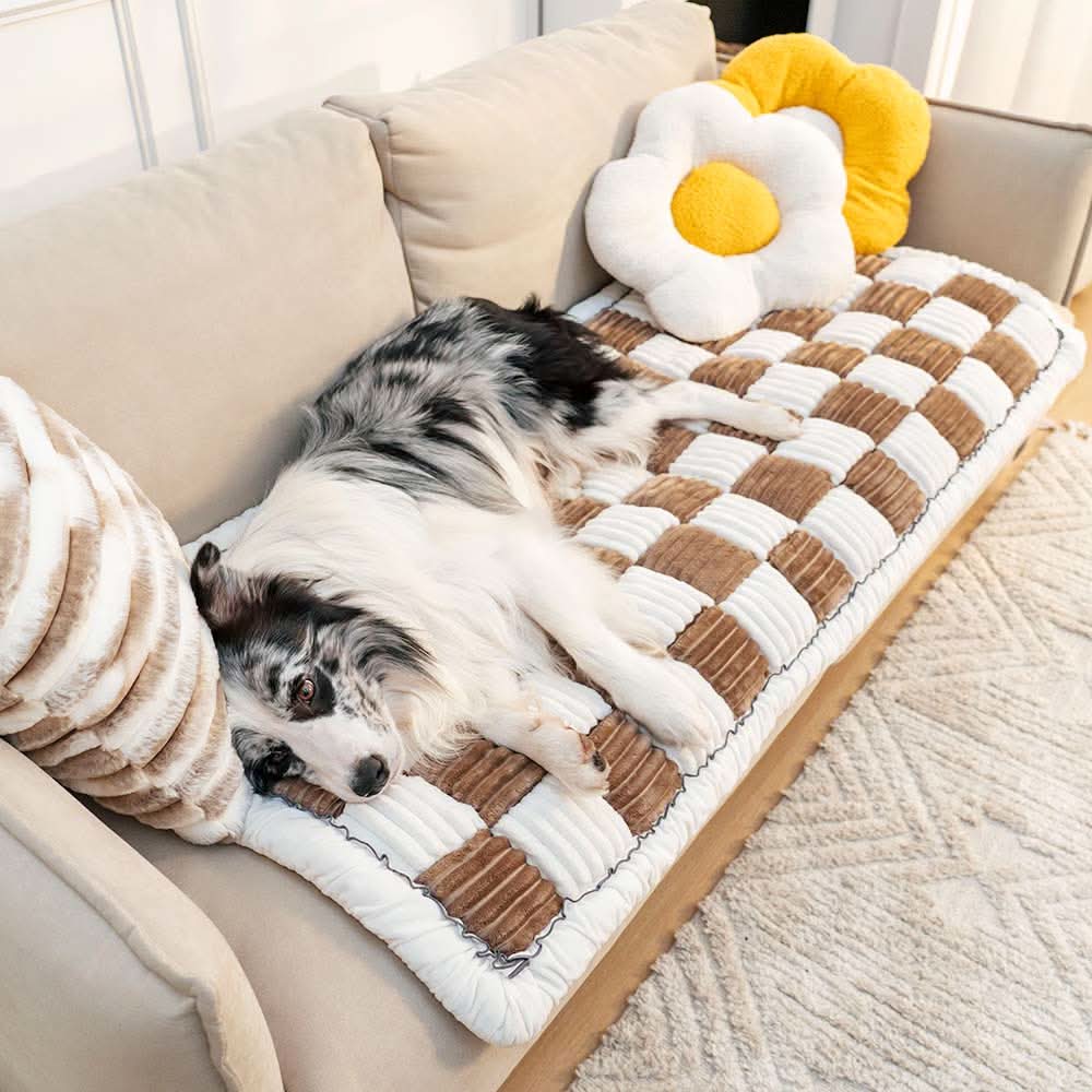 Pet Blanket Soft Chenille Non-Slip Machine Washable