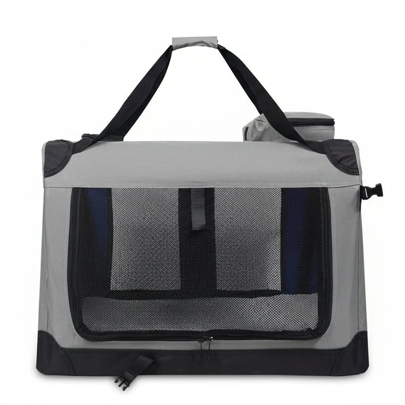 Pet Carrier Foldable Breathable Mesh Removable Padded Interior