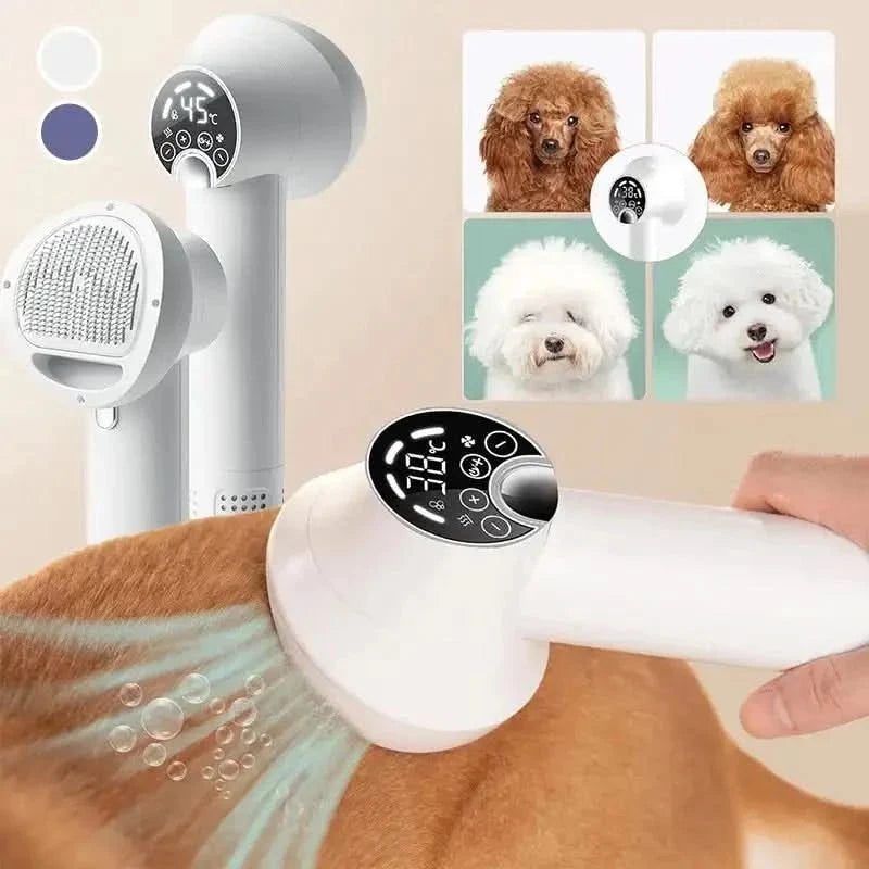Pet Grooming Dryer Warm Air & Brush
