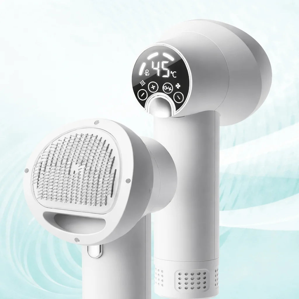 Pet Grooming Dryer Warm Air & Brush