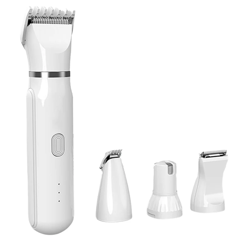 Pet Grooming Trimmer 4-in-1 Quiet Cordless USB Rechargeable