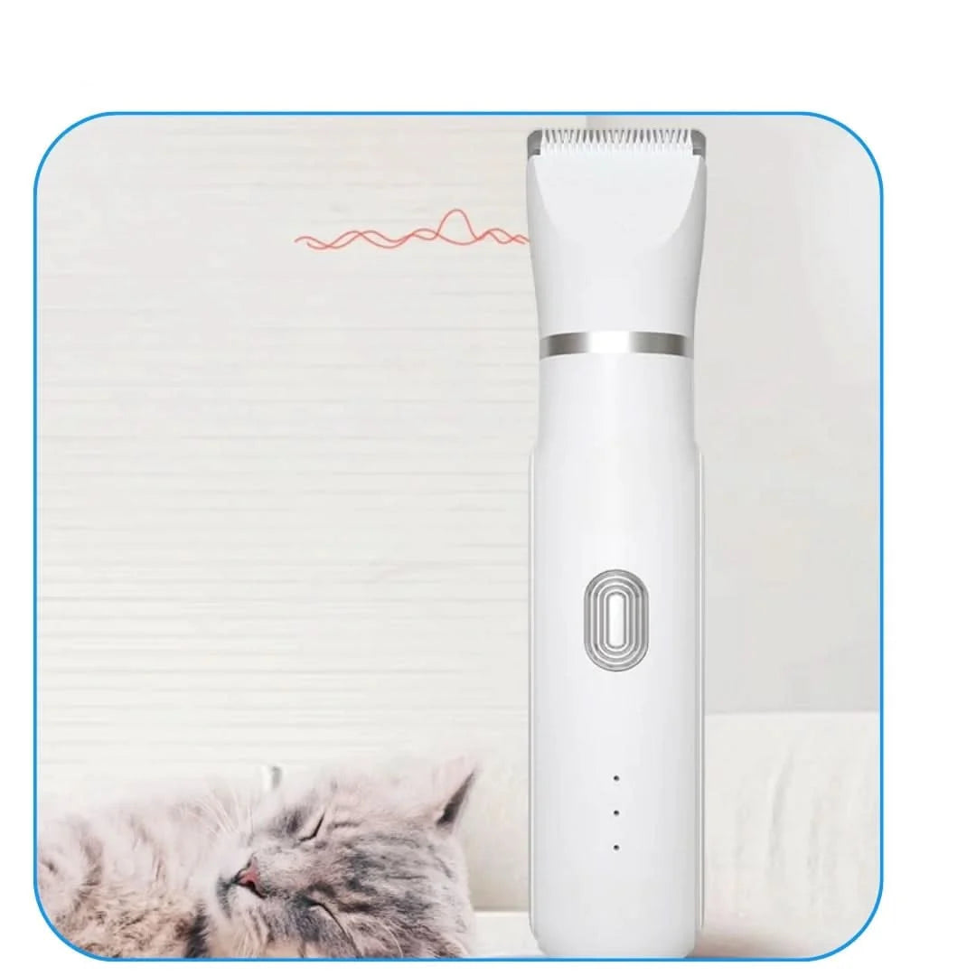 Pet Grooming Trimmer 4-in-1 Quiet Cordless USB Rechargeable