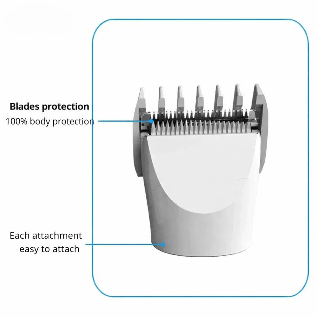 Pet Grooming Trimmer 4-in-1 Quiet Cordless USB Rechargeable