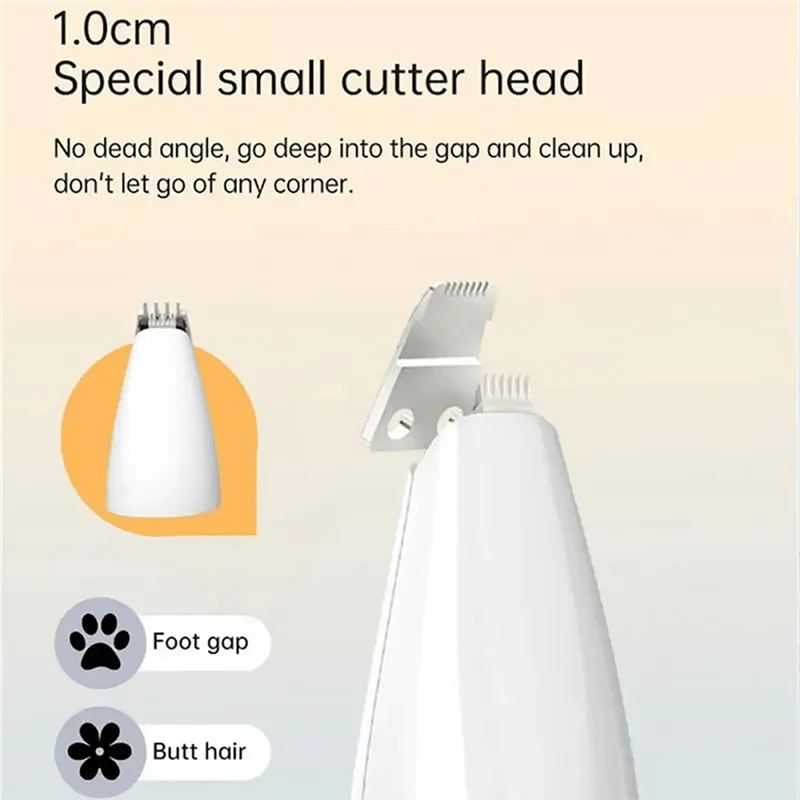 Pet Grooming Trimmer 4-in-1 Quiet Cordless USB Rechargeable