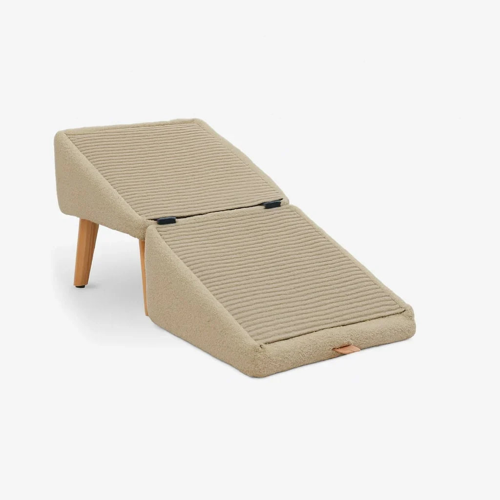 Pet Stairs Ottoman Carpeted Non-Slip Steps with Storage