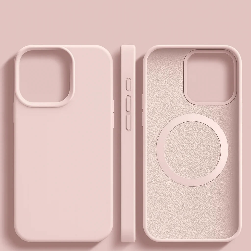 Phone Case Liquid Silicone Magnetic Charging Slim Protection