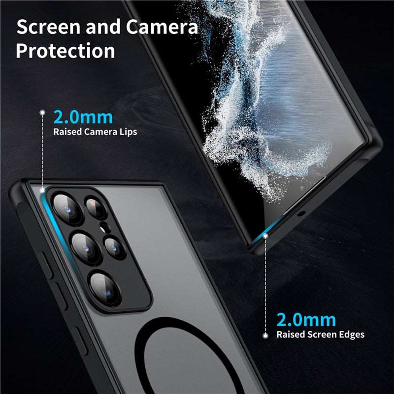 Phone Case Magnetic Slim Shock-Absorbing Protection
