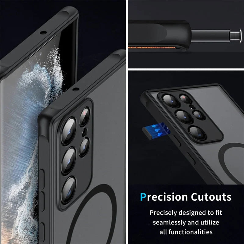 Phone Case Magnetic Slim Shock-Absorbing Protection