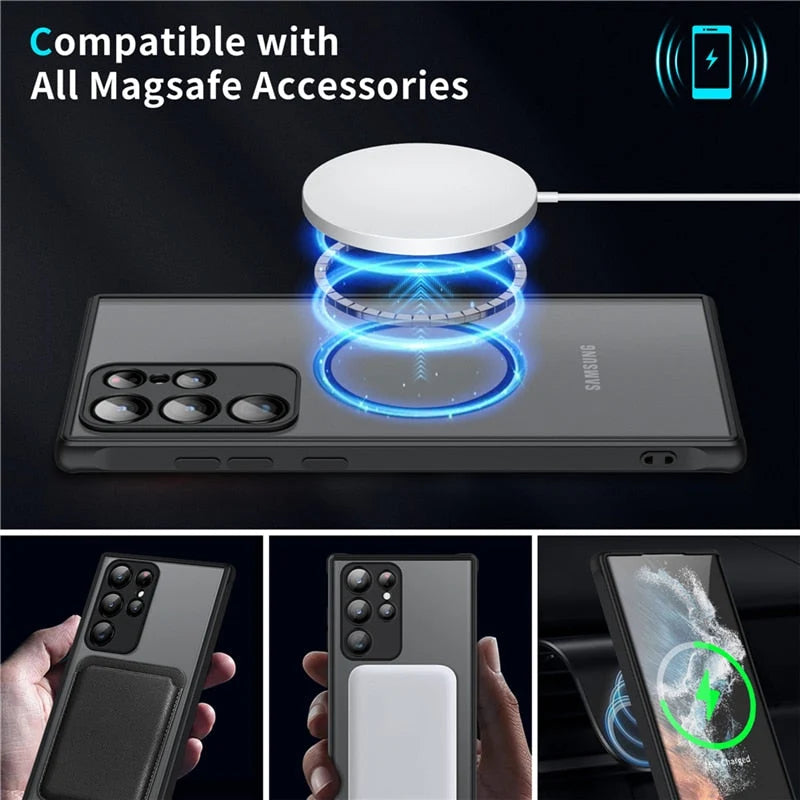 Phone Case Magnetic Slim Shock-Absorbing Protection
