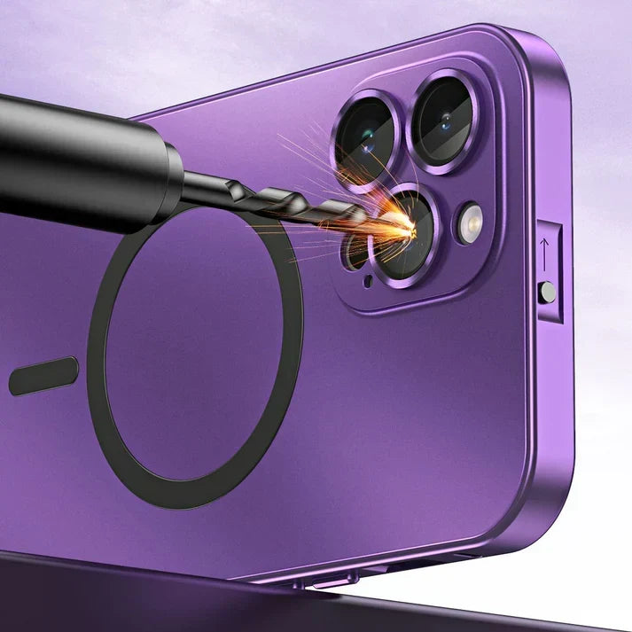 Phone Case Metal Shock & Scratch Resistant Magnetic Compatible