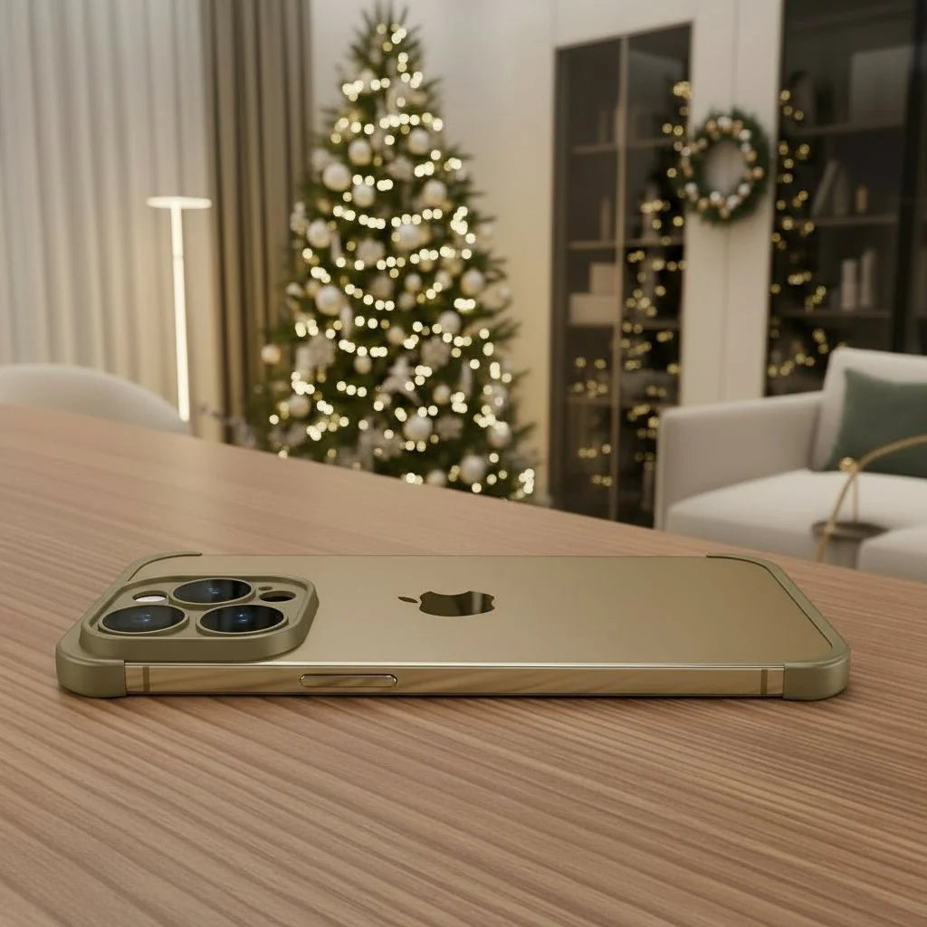 Phone Case Shock-Absorbing Raised Screen & Camera Edges