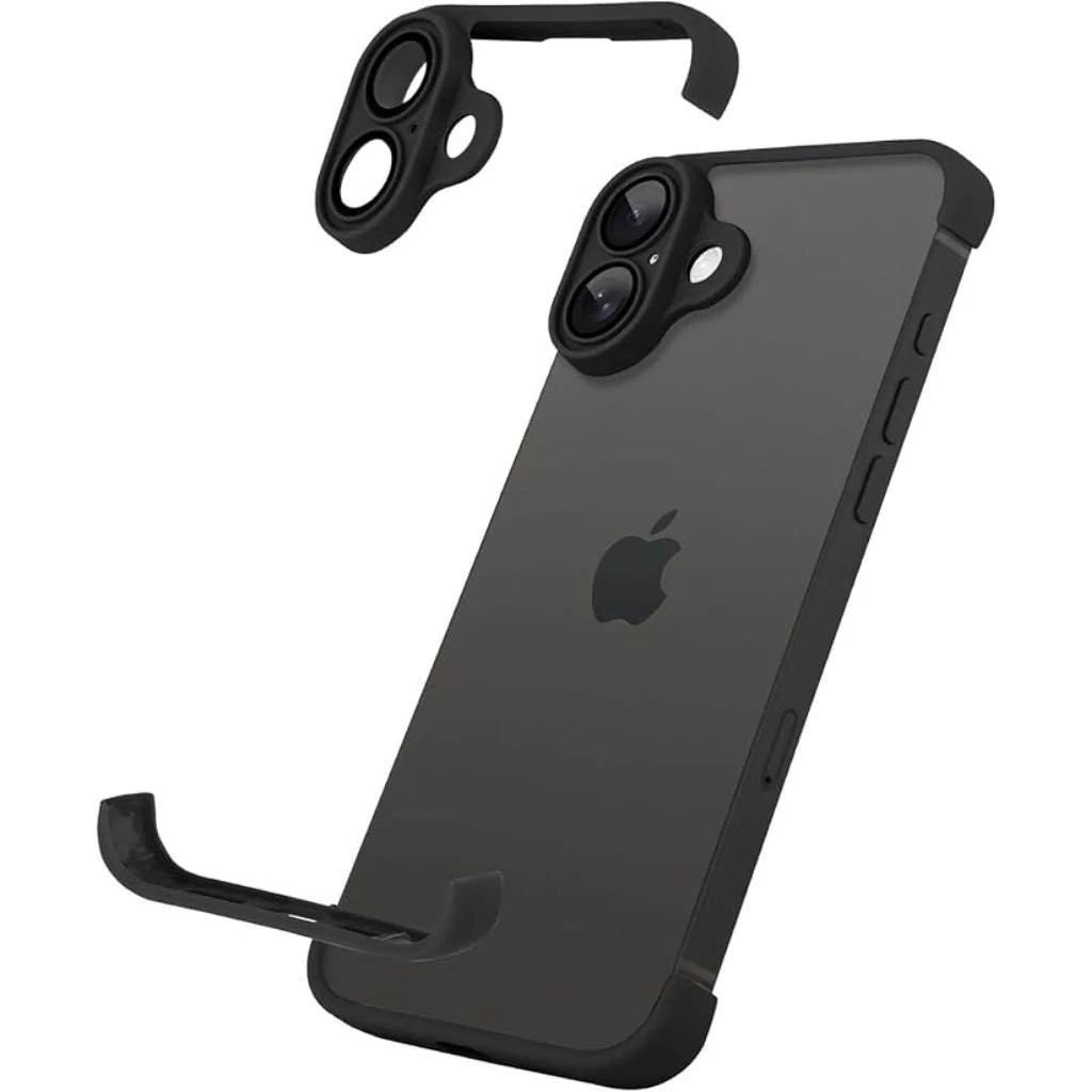Phone Case Shock-Absorbing Raised Screen & Camera Edges