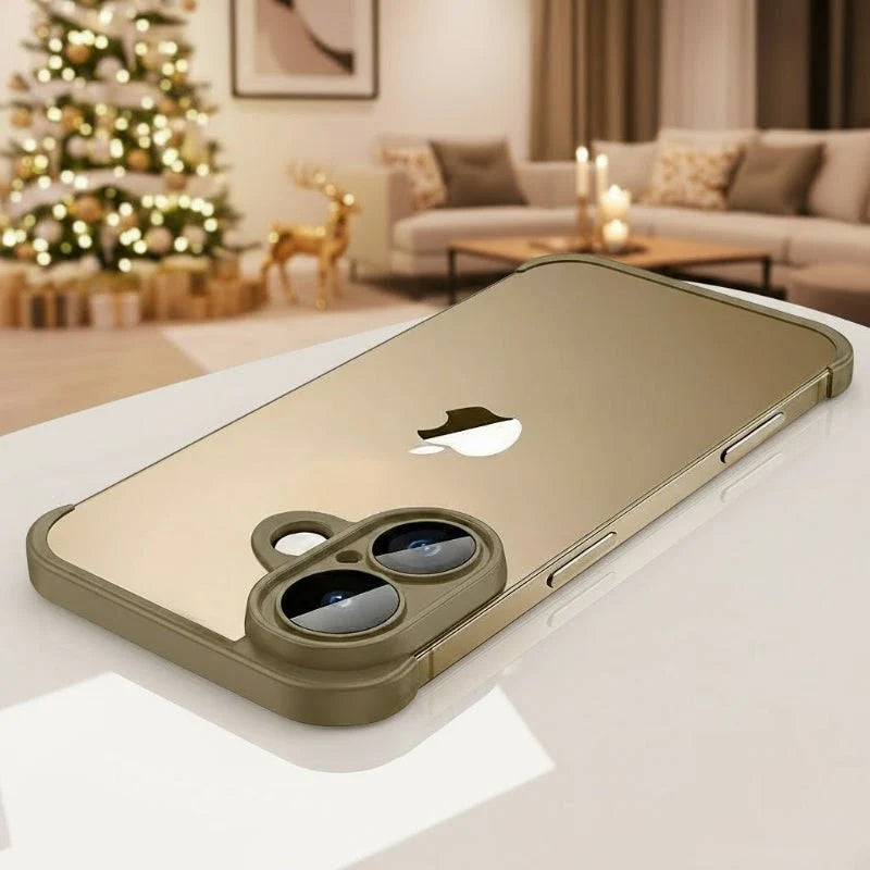 Phone Case Shock-Absorbing Raised Screen & Camera Edges