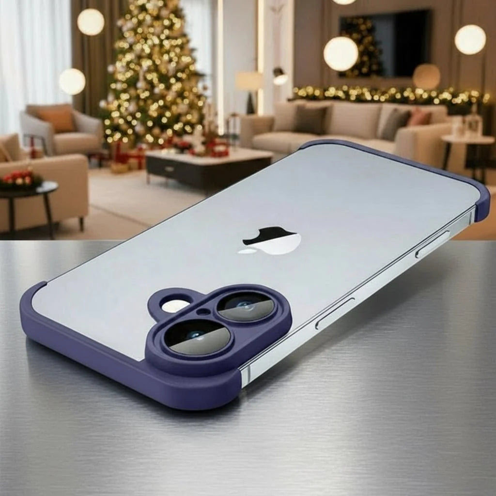 Phone Case Shock-Absorbing Raised Screen & Camera Edges