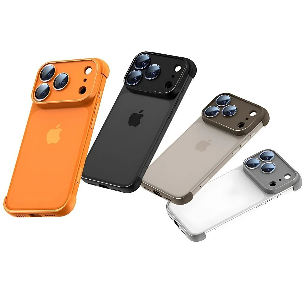 Phone Case Shock-Absorbing Raised Screen & Camera Edges